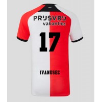 Feyenoord Luka Ivanusec #17 Fußballbekleidung Heimtrikot 2024-25 Kurzarm